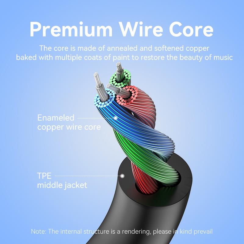 CABLE AUDIO 3.5MM TO 3.5MM/0.5M BAXBD VENTION - Image 5