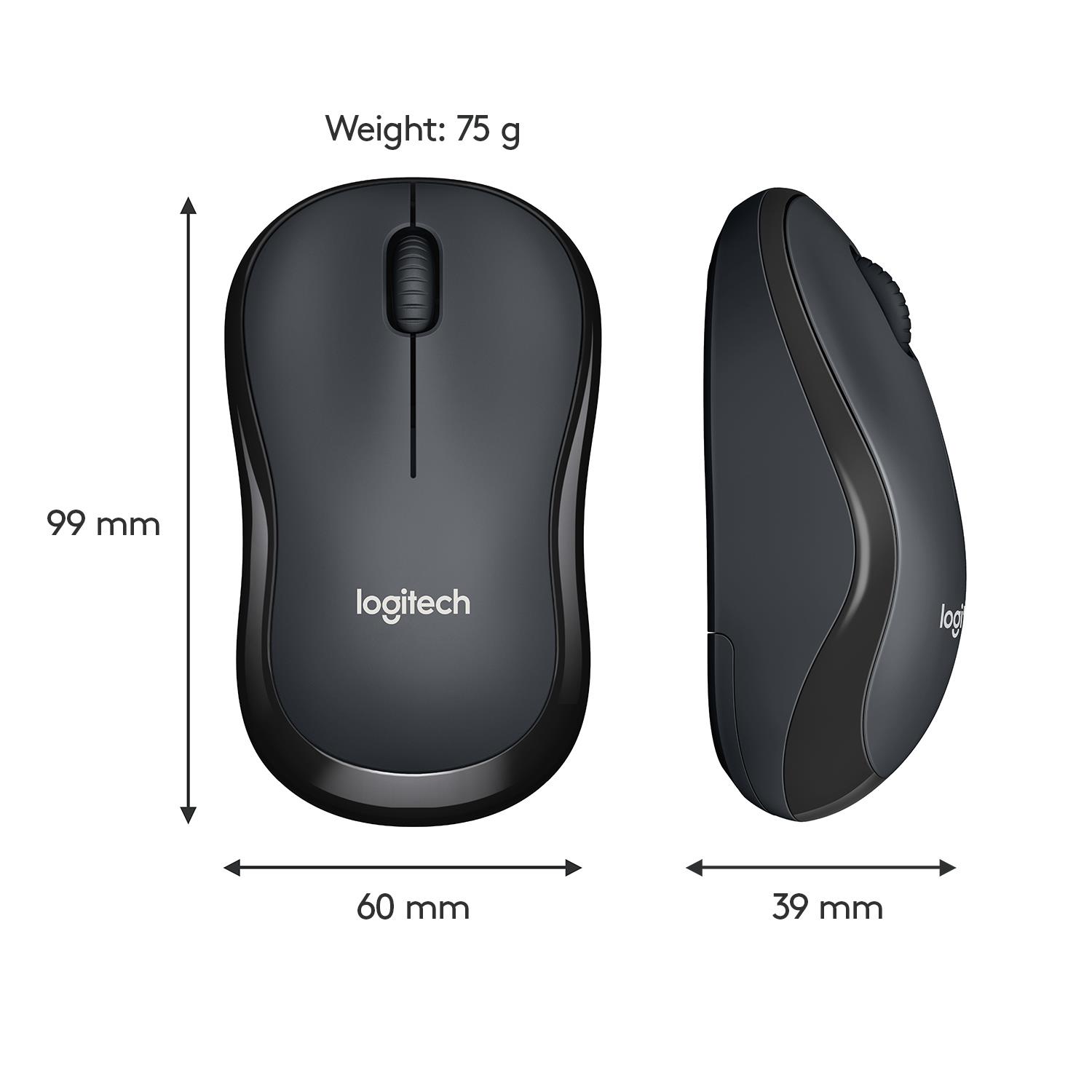 MOUSE USB OPTICAL WRL M220/SILENT B/G 910-004878 LOGITECH - Image 28