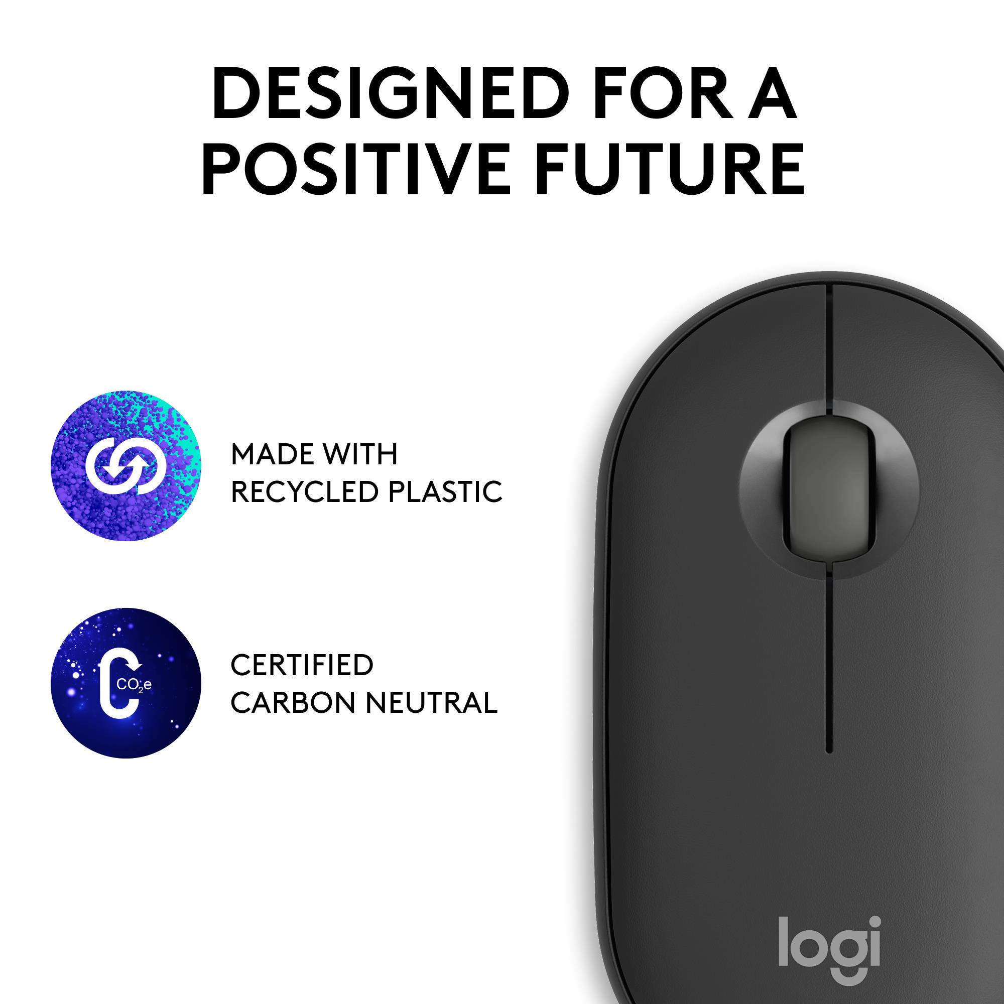 MOUSE USB OPTICAL WRL M350S/BLACK 910-007015 LOGITECH - Image 44