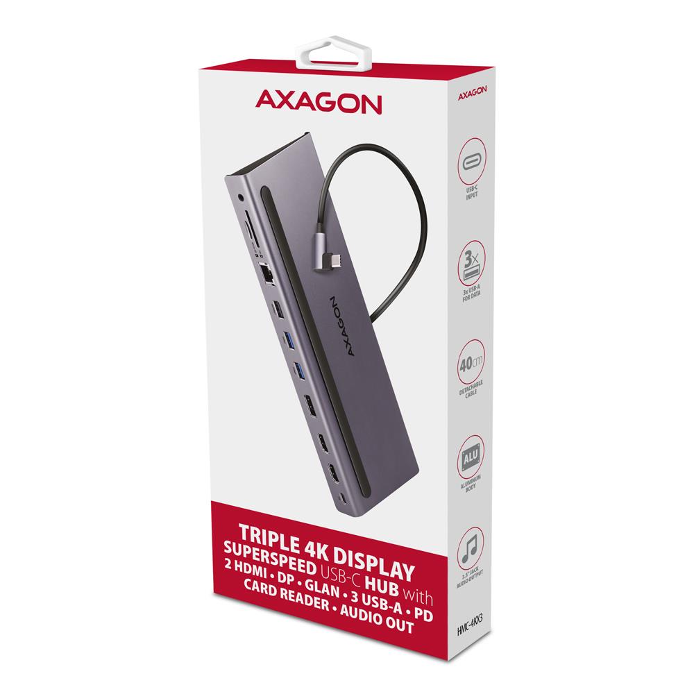 NB ACC DOCKING STATION/11IN1 HMC-4KX3 AXAGON - Image 46