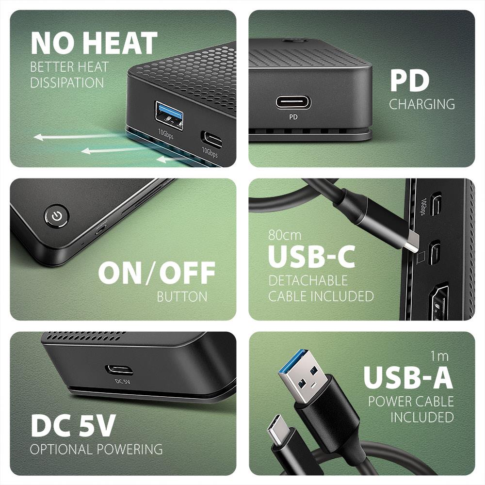 NB ACC DOCKING STATION/12IN1 HMC-U4 AXAGON - Image 34