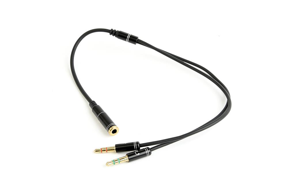 CABLE AUDIO 3.5MM SOCKET TO/2X3.5MM PLUG CCA-418M GEMBIRD - Image 4