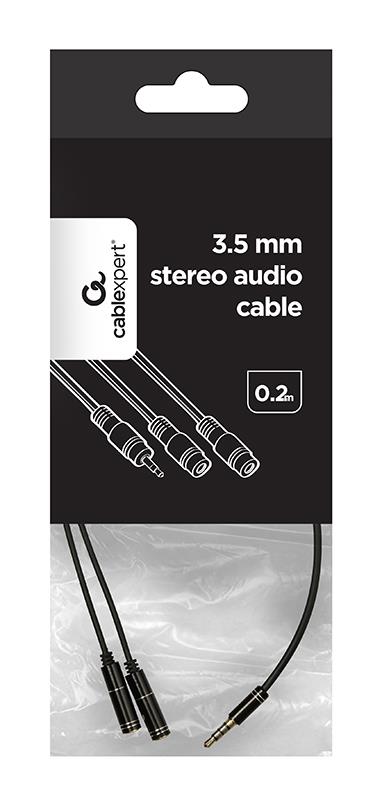 CABLE AUDIO 3.5MM 4-PIN TO/3.5MM S+MIC CCA-417M GEMBIRD - Image 3