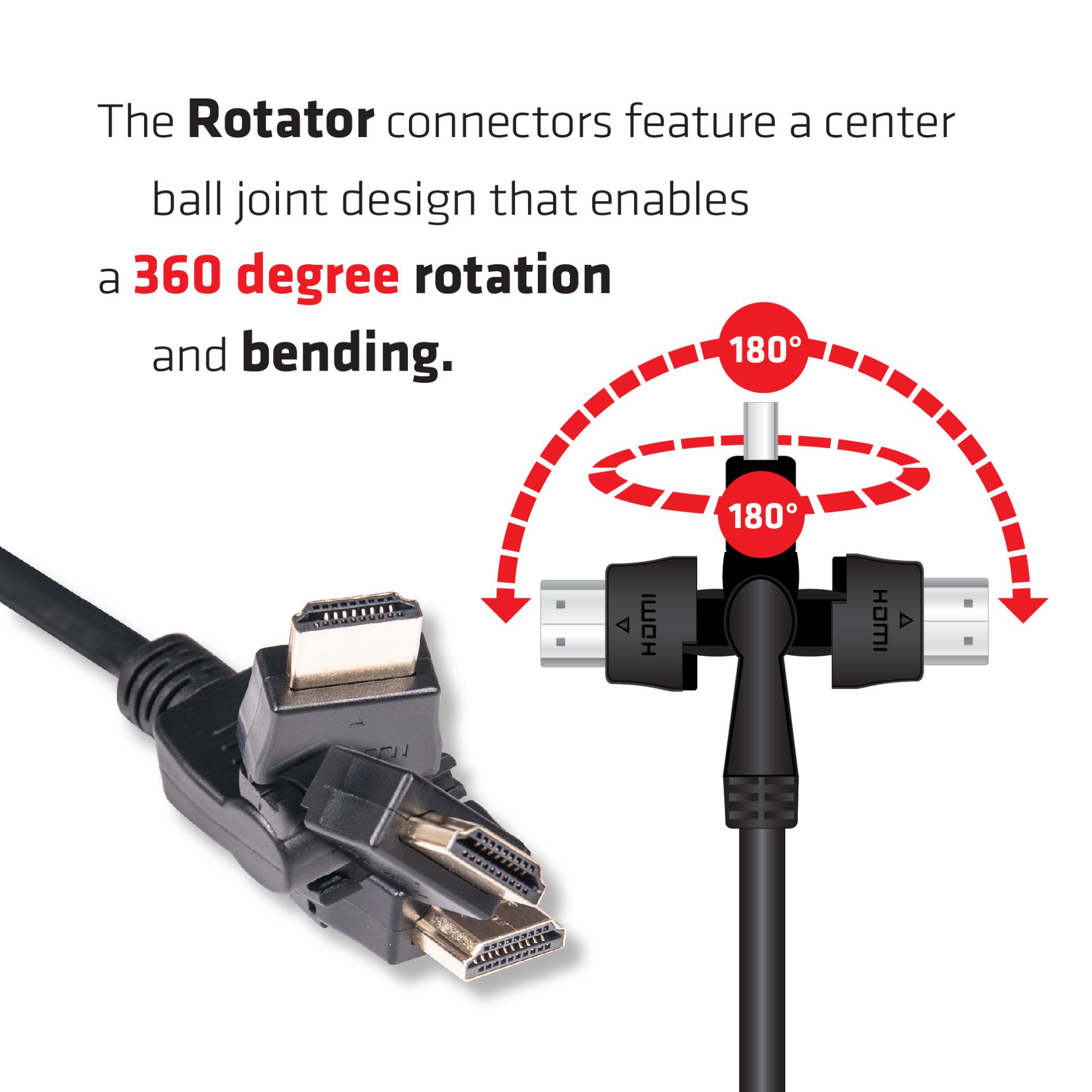 CABLE HDMI TO HDMI 2M/M/M CAC-1360 CLUB3D - Image 3