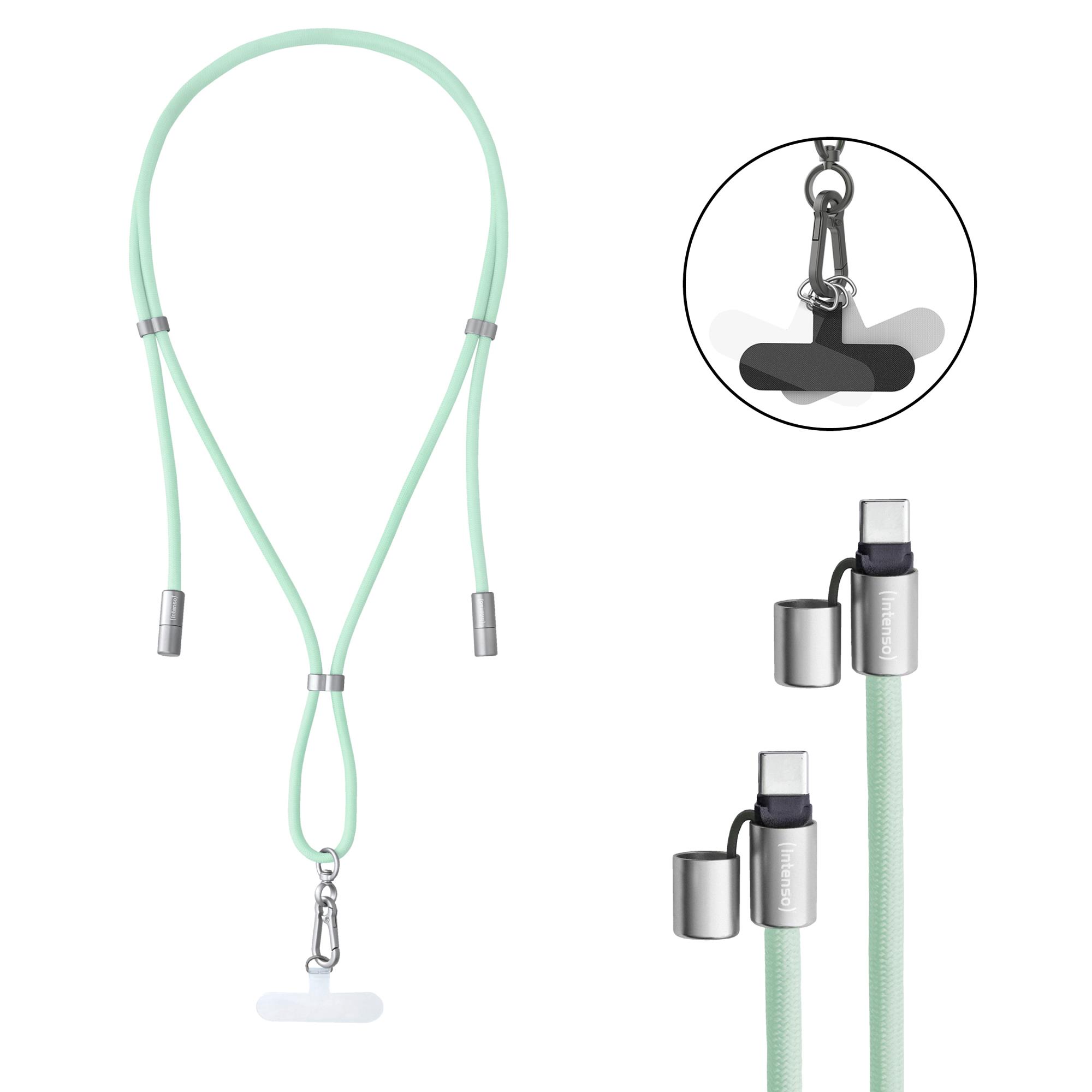 CABLE USB-C TO USB-C 1.65M/LANYARD GREEN 7991007 INTENSO - Image 36