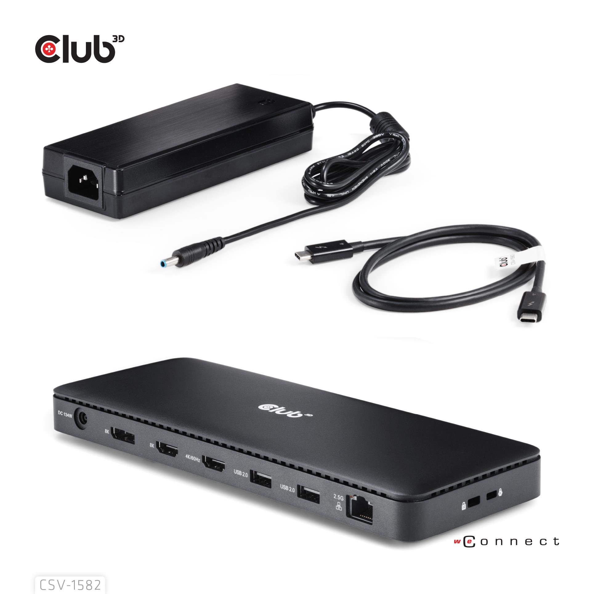 NB ACC DOCKING STATION 12IN1/THUNDERBOLT CSV-1582 CLUB3D - Image 29