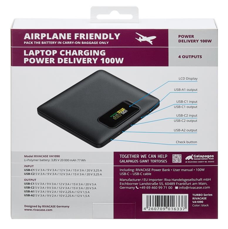 POWER BANK USB 20000MAH/VA1090 RIVACASE - Image 39