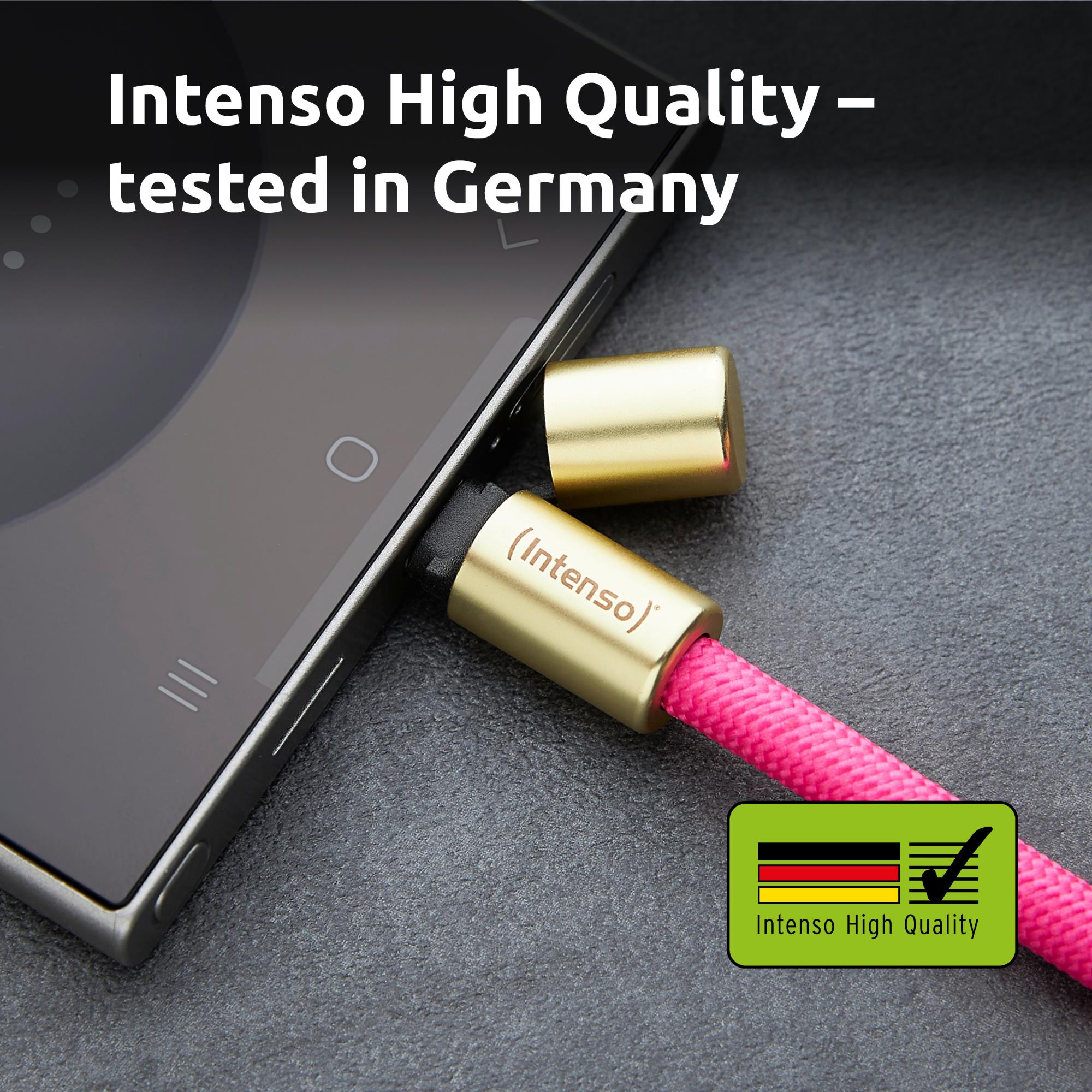 CABLE USB-C TO USB-C 1.65M/LANYARD PINK 7991004 INTENSO - Image 40