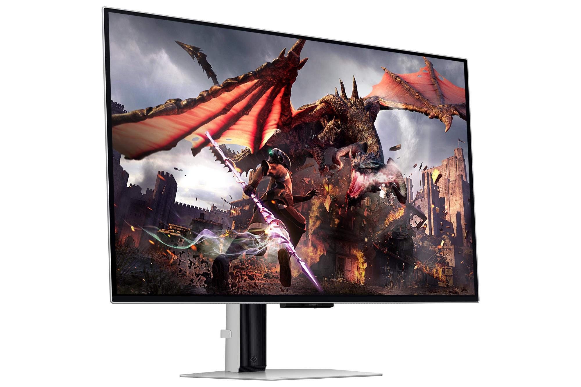 Monitor SAMSUNG 32" Gaming/Smart/4K Panel OLED 3840x2160 16:9 0.03 ms Speakers Swivel Pivot Height adjustable Tilt Colour Silver LS32DG802SUXDU - Image 23