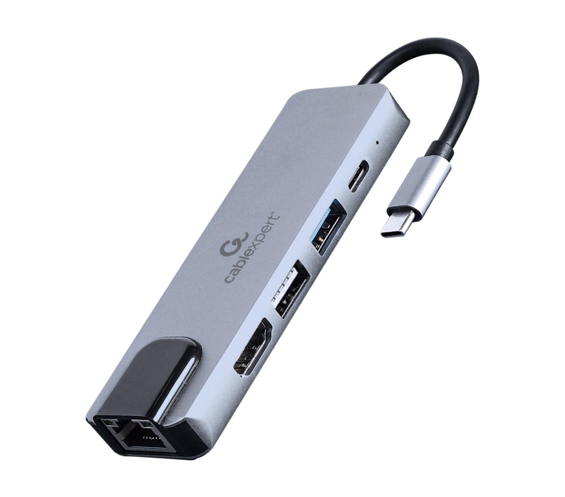 I/O ADAPTER USB-C TO HDMI/USB3/5IN1 A-CM-COMBO5-04 GEMBIRD - Image 4