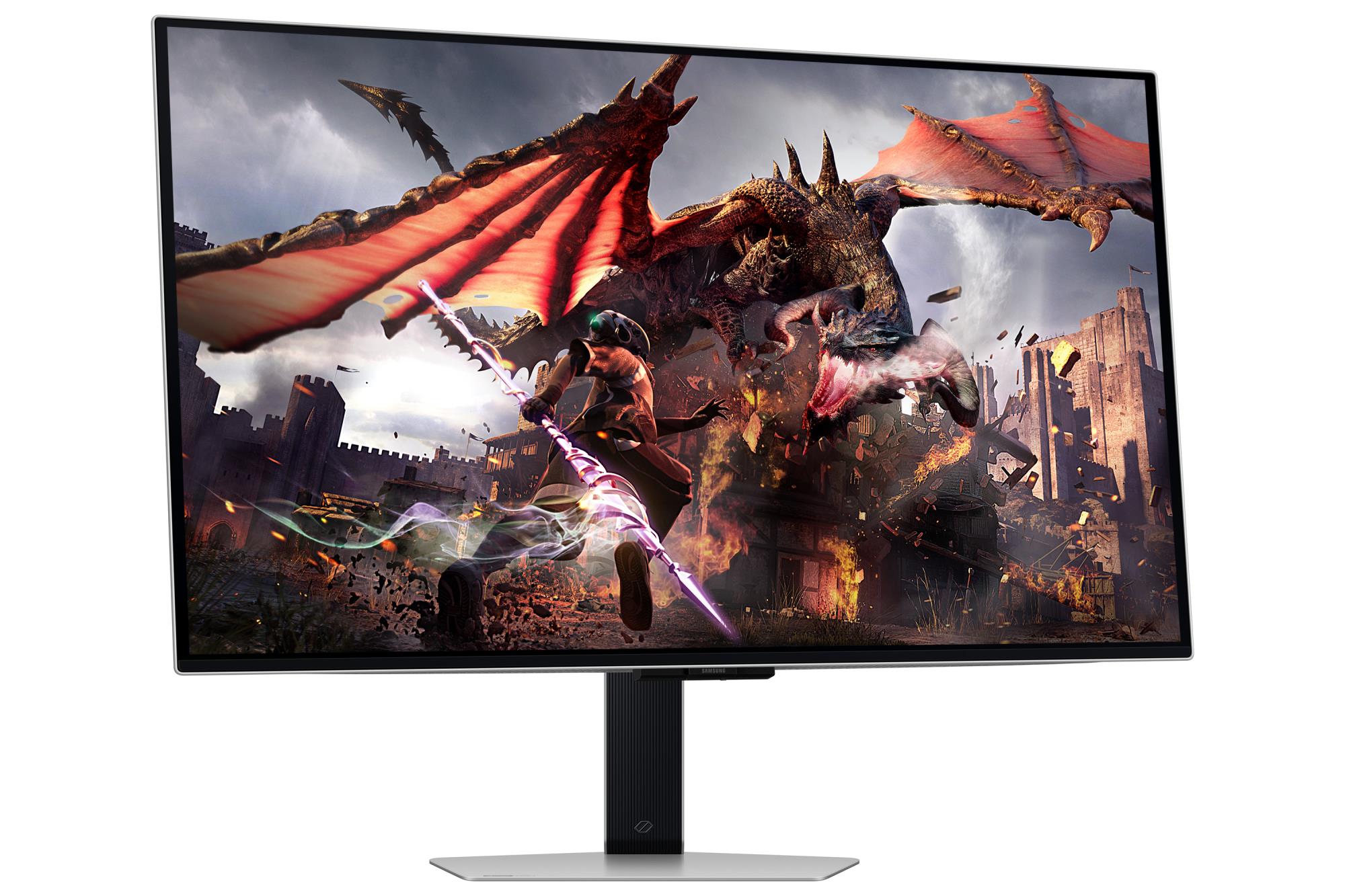 Monitor SAMSUNG 32" Gaming/Smart/4K Panel OLED 3840x2160 16:9 0.03 ms Speakers Swivel Pivot Height adjustable Tilt Colour Silver LS32DG802SUXDU - Image 24
