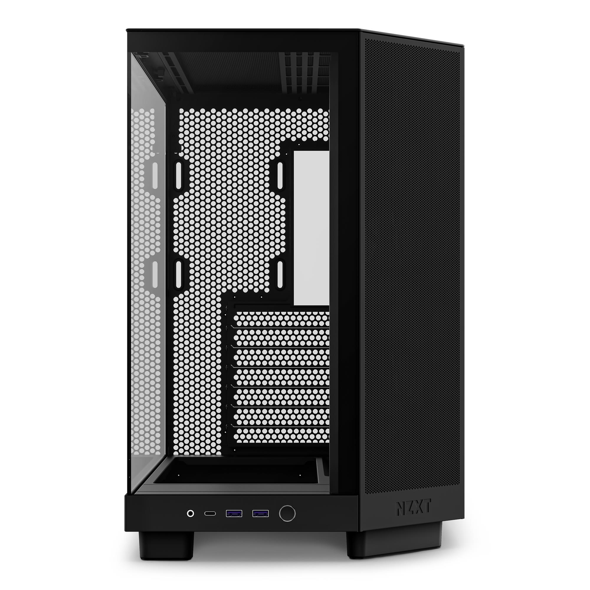Case NZXT H6 Flow MidiTower Not included ATX MicroATX MiniITX Colour Black CC-H61FB-01 - Image 6