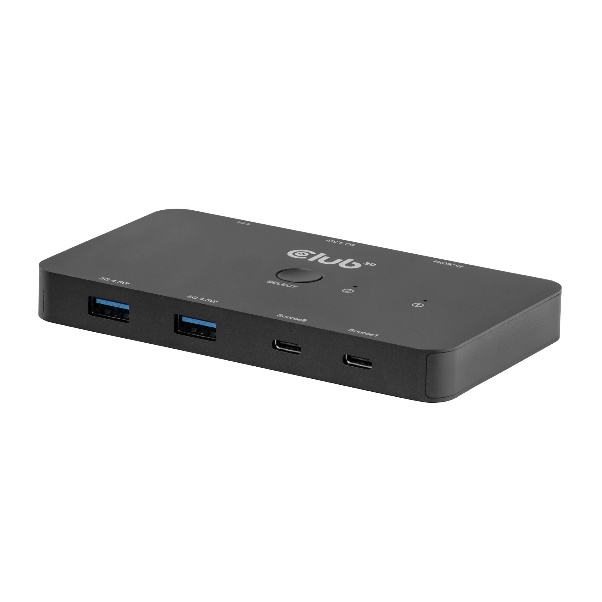 VIDEO SWITCH KVM USB-C TO HDMI/DUAL CSV-2512 CLUB3D - Image 6