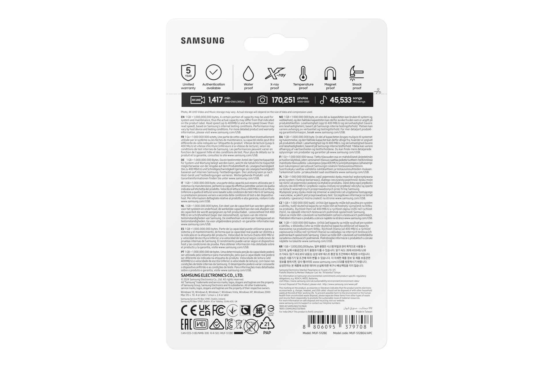 MEMORY DRIVE FLASH USB3.2/512GB MUF-512BE4/APC SAMSUNG - Image 29