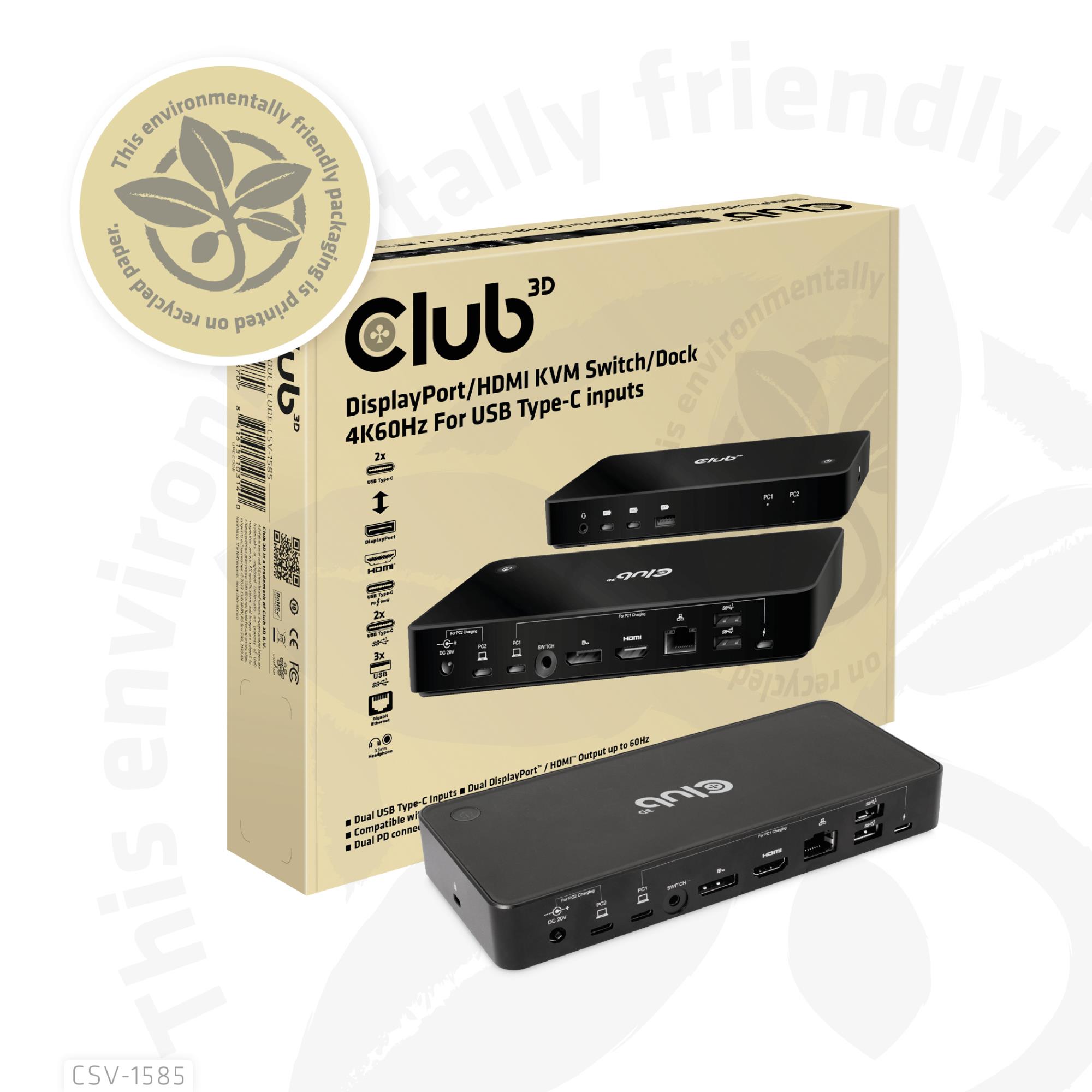 NB ACC DOCKING STATION/USB-C 120W CSV-1585 CLUB3D - Image 12