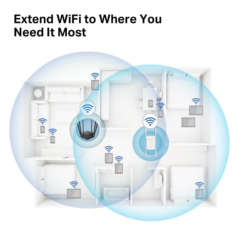 WRL RANGE EXTENDER 1900MBPS/ME50G MERCUSYS - Image 8
