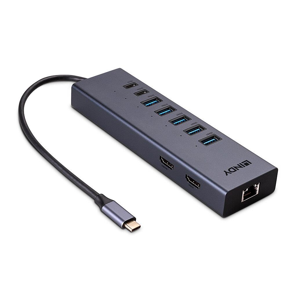 I/O DOCKING STATION USB-C/DST-MINI DUO 43373 LINDY - Image 6