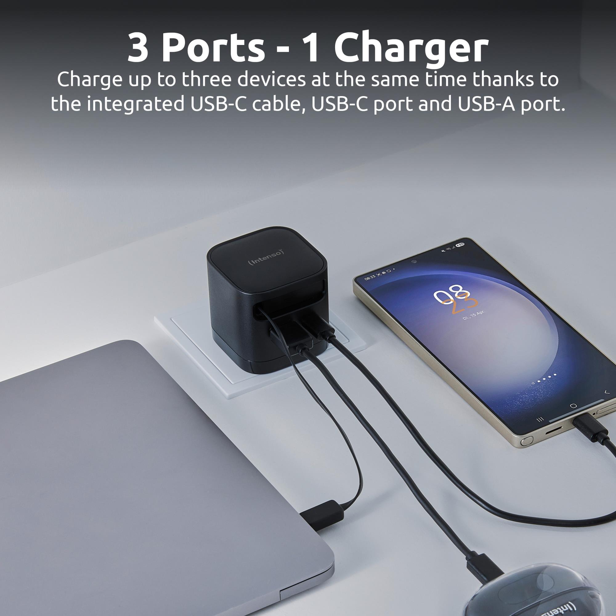 POWER ADAPTER 1XUSB-A/1XUSB-C/BLACK 7806520 INTENSO - Image 50