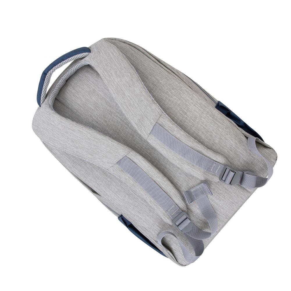 NB BACKPACK ANTI-THEFT 17.3"/7567 GREY/DARK BLUE RIVACASE - Image 29