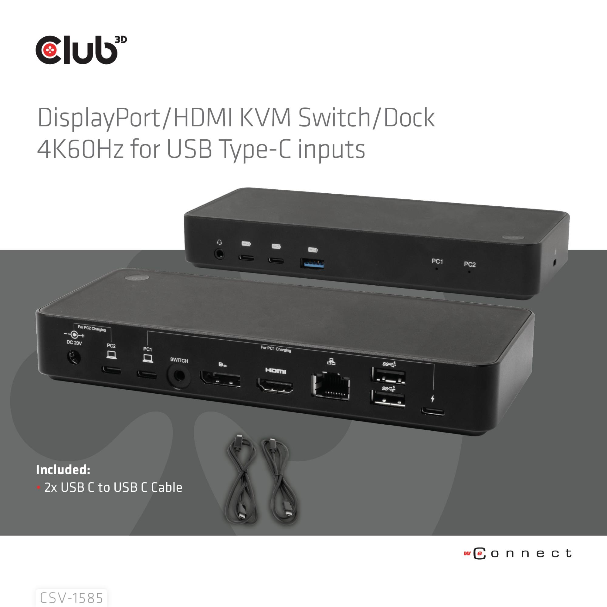 NB ACC DOCKING STATION/USB-C 120W CSV-1585 CLUB3D - Image 7