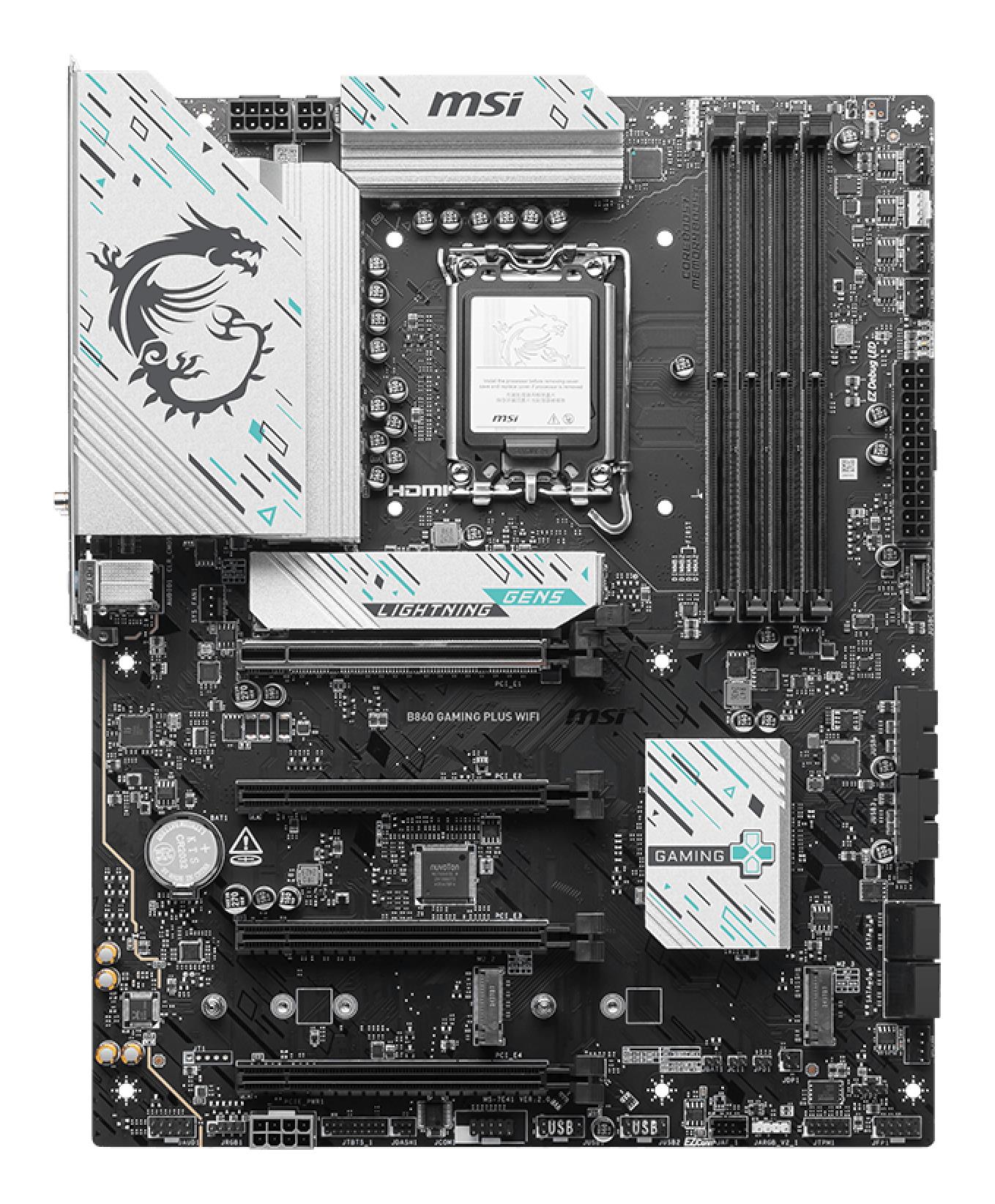 Mainboard MSI Intel B860 Express LGA1851 Memory DDR5 Memory slots 4 B860GAMINGPLUSWIFI - Image 7