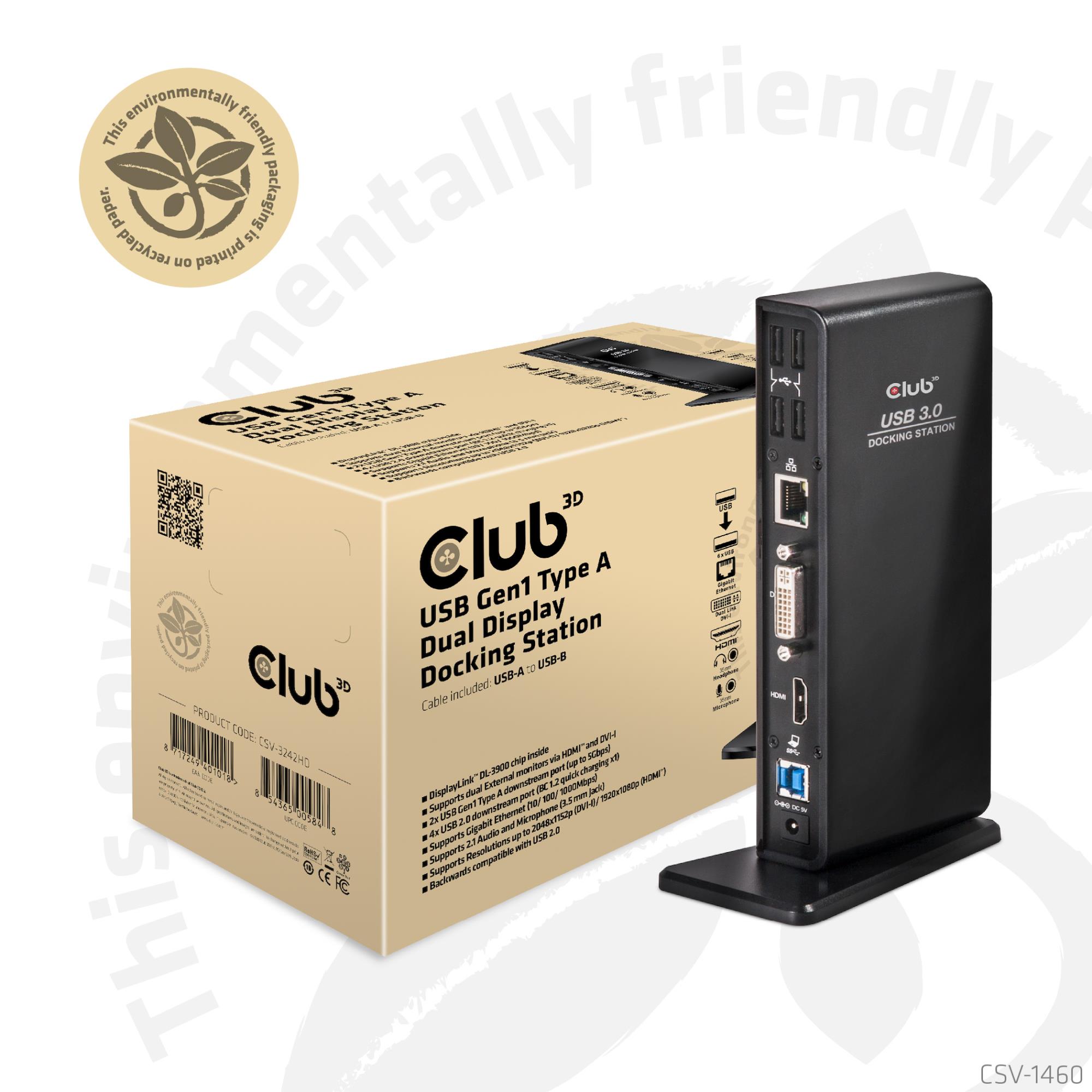 NB ACC DOCKING STATION/USB CSV-3242HD CLUB3D - Image 30