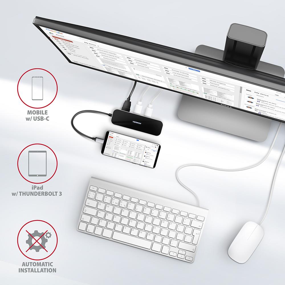 I/O HUB USB-C 6IN1/0.2M HMC-6GL AXAGON - Image 15