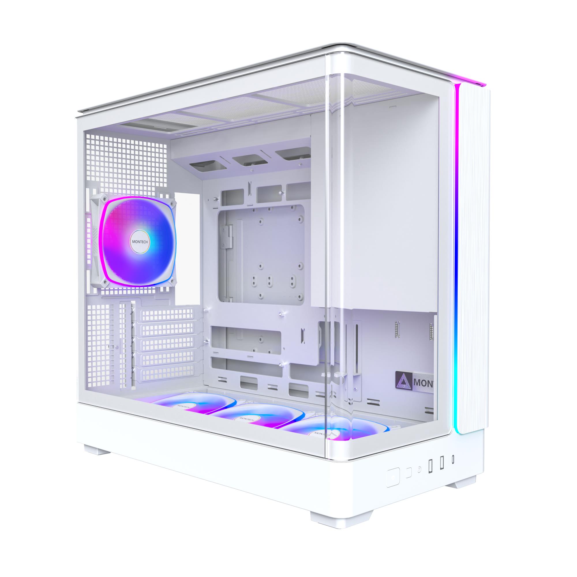 Case MONTECH micro ATX/Mini-ITX White Midi Tower PC KING 15 PRO KING15PRO(W) - Image 8