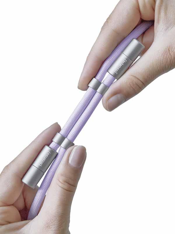 CABLE USB-C TO USB-C 1.65M/LANYARD PURPLE 7991003 INTENSO - Image 48