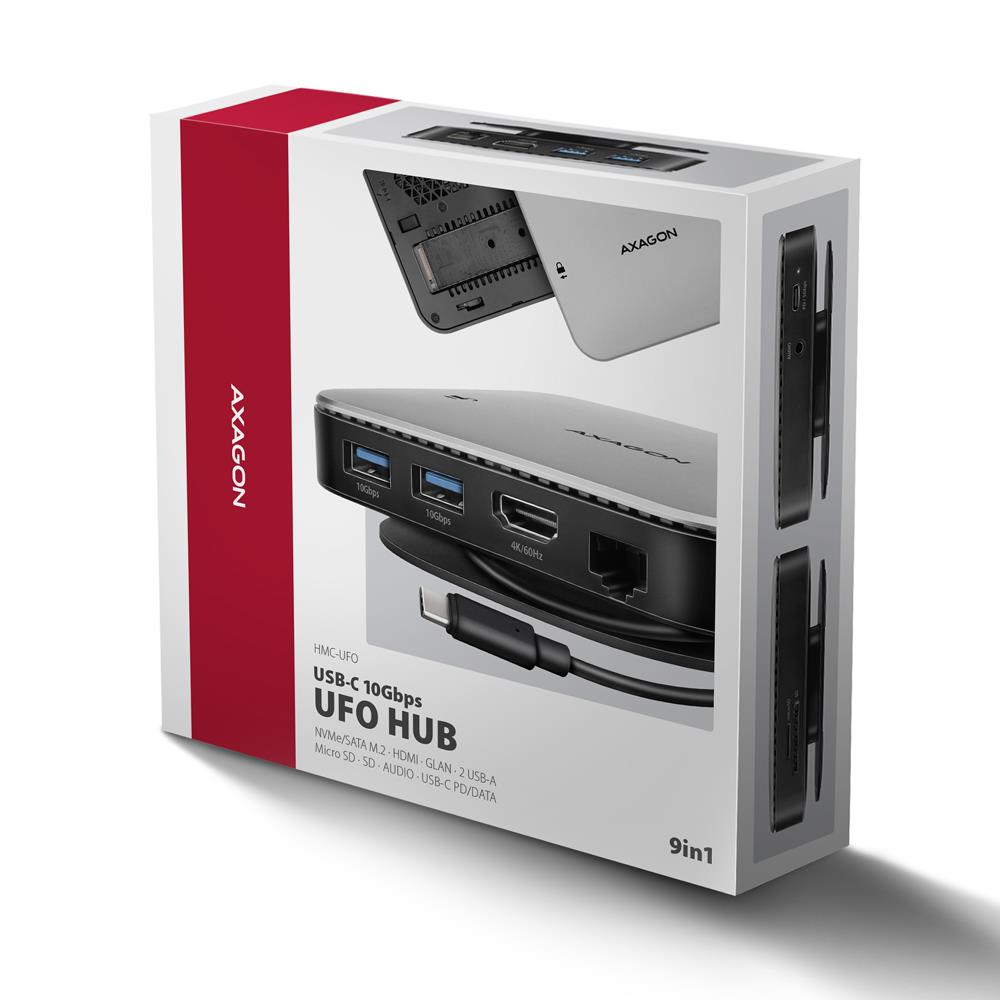 NB ACC DOCKING STATION/NVME/SATA 9IN1 HMC-UFO AXAGON - Image 47