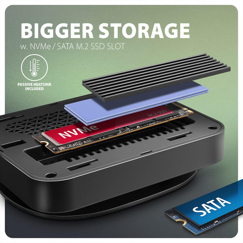 NB ACC DOCKING STATION/NVME/SATA 9IN1 HMC-UFO AXAGON - Image 34
