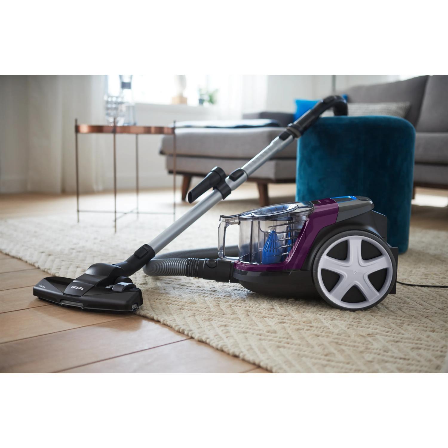 Vacuum Cleaner PHILIPS Canister/Bagless 750 Watts Capacity 1.5 l Noise 76 dB Purple Weight 4.5 kg FC9333/09 - Image 16
