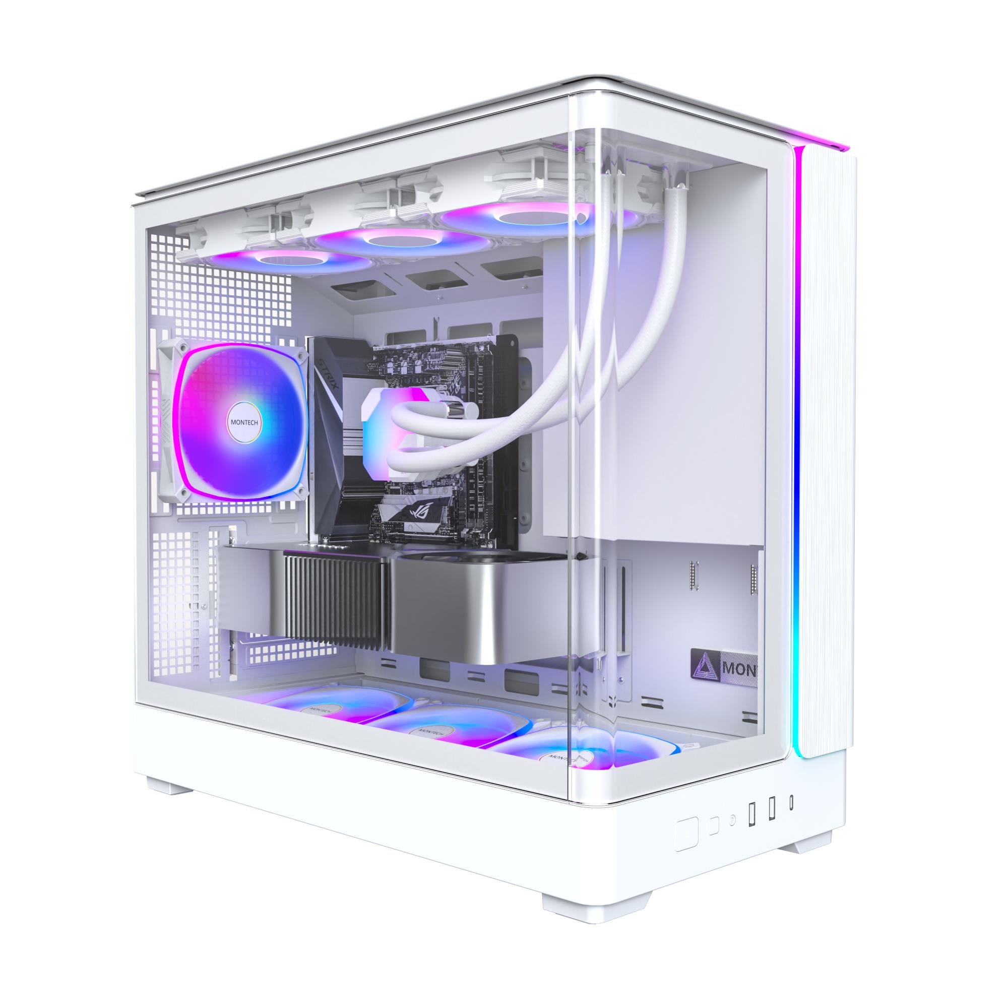 Case MONTECH micro ATX/Mini-ITX White Midi Tower PC KING 15 PRO KING15PRO(W) - Image 9