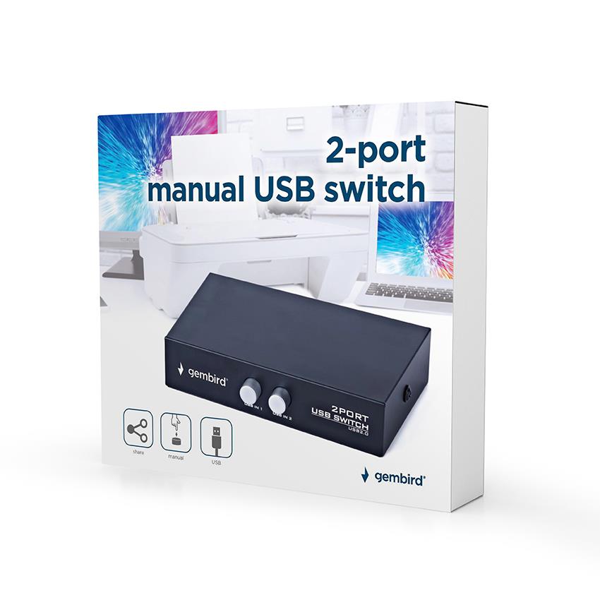 I/O SWITCH USB 2P/DSU-21 GEMBIRD - Image 7