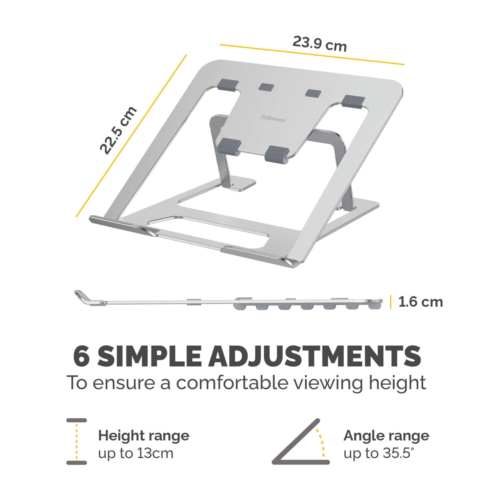 NB ACC STAND PORTABLE/SILVER 100138867 FELLOWES - Image 9
