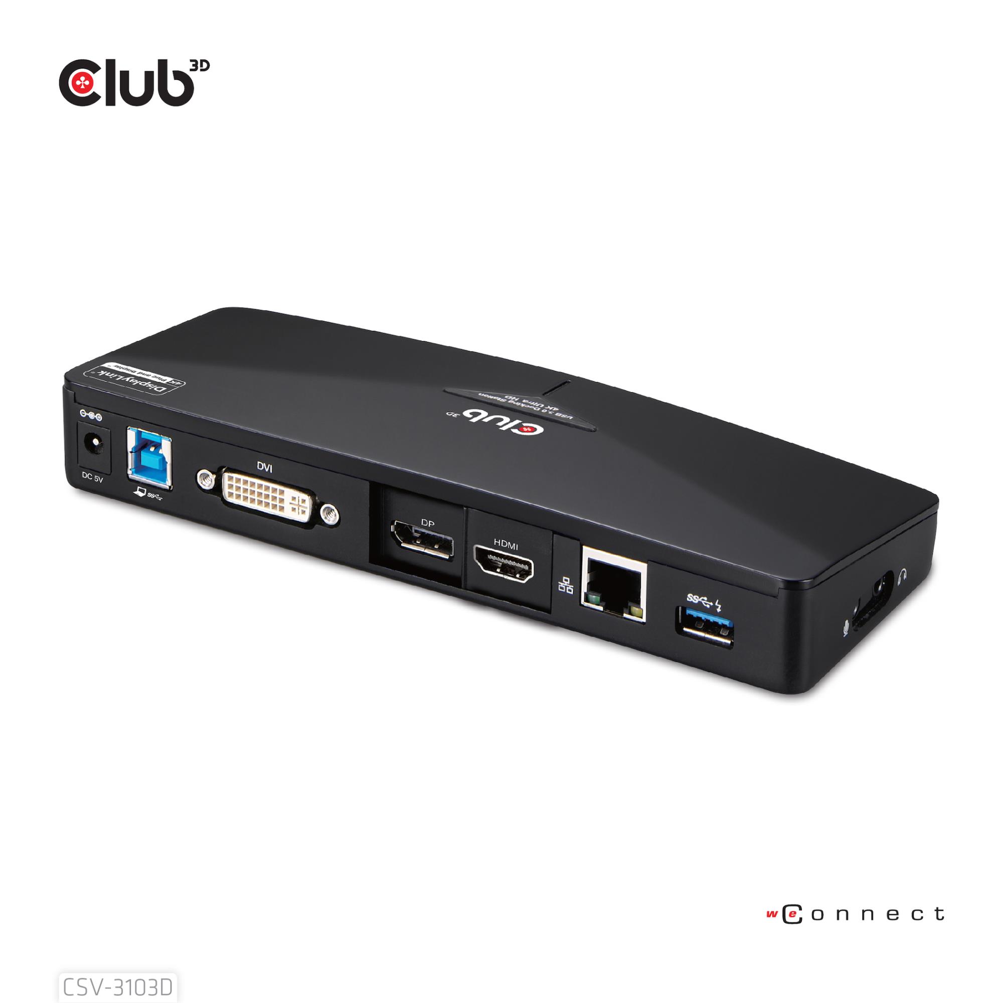 NB ACC DOCKING STATION/USB CSV-3103D CLUB3D - Image 27