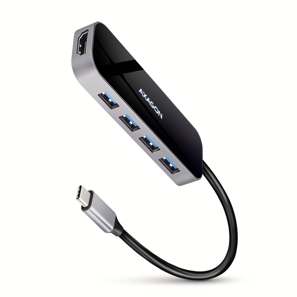 I/O HUB USB-C 6IN1/0.2M HMC-6H4A AXAGON - Image 7