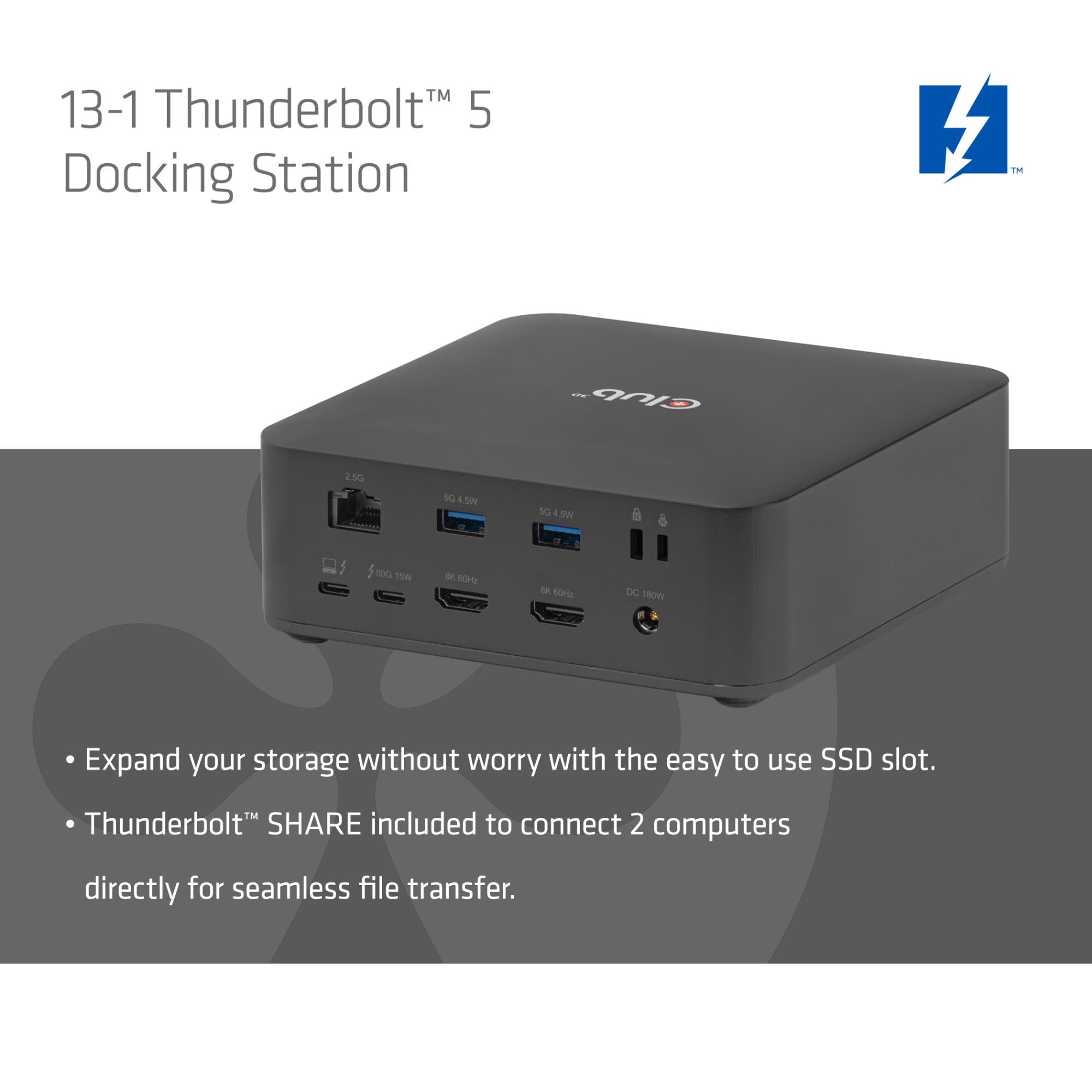 NB ACC DOCKING STATION 13-IN-1/THUNDERBOLT CSV-2562 CLUB3D - Image 19