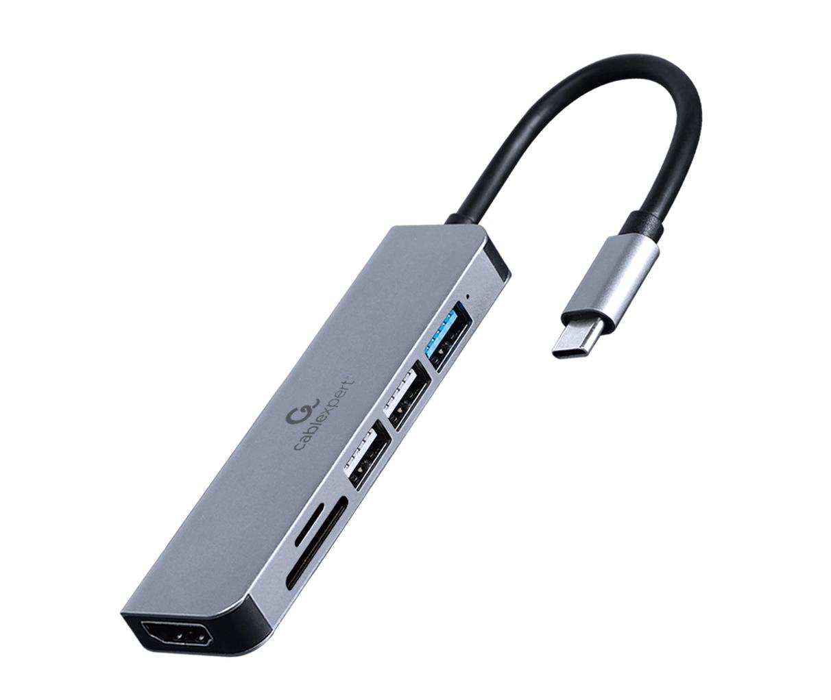 I/O ADAPTER USB-C TO HDMI/USB3/6IN1 A-CM-COMBO6-02 GEMBIRD - Image 4