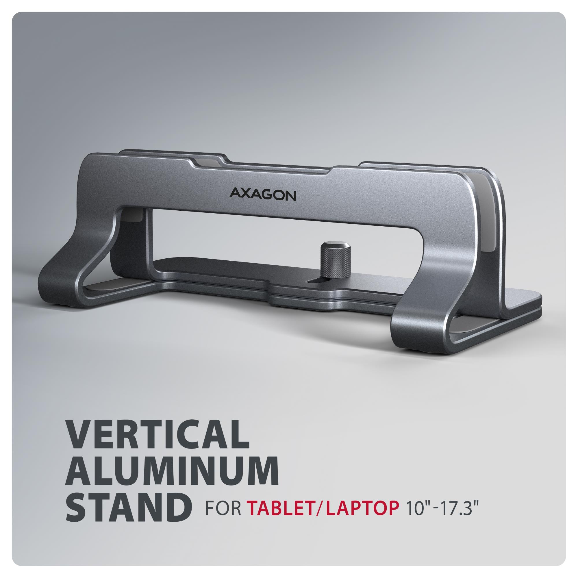 NB ACC STAND 10"-17.3"/VERT. ALUMINUM STND-VG AXAGON - Image 9