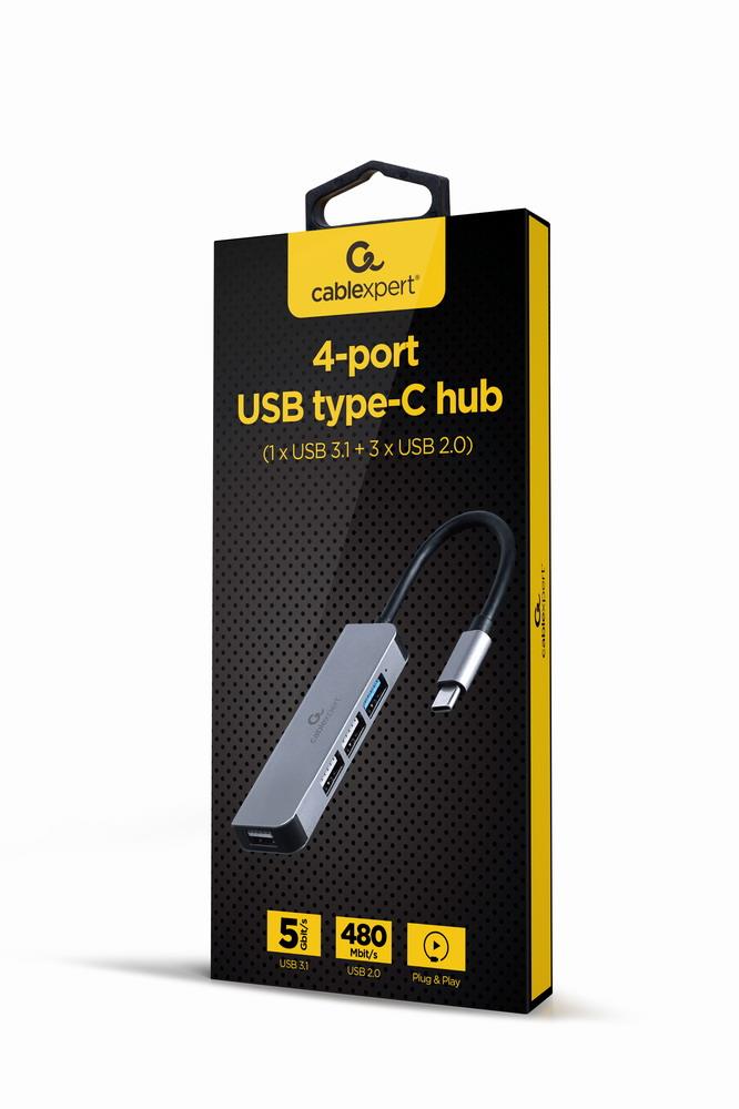 I/O HUB USB-C 4PORT/UHB-CM-U3P1U2P3-01 GEMBIRD - Image 2