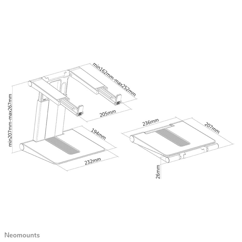 NB ACC DESK STAND 10-16"/NSLS200 NEOMOUNTS - Image 19