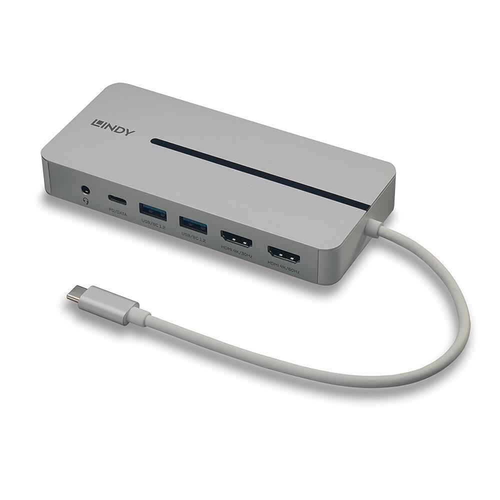 I/O DOCKING STATION USB-C/MINI DUAL 4K 43360 LINDY - Image 6