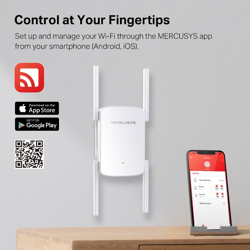 WRL RANGE EXTENDER 1900MBPS/ME50G MERCUSYS - Image 12