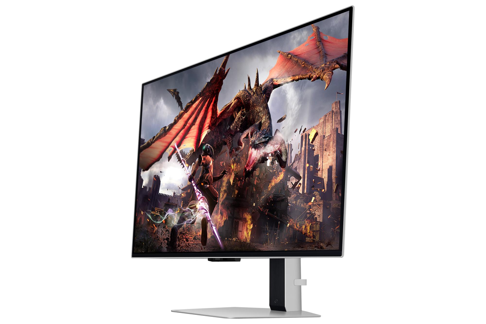 Monitor SAMSUNG 32" Gaming/Smart/4K Panel OLED 3840x2160 16:9 0.03 ms Speakers Swivel Pivot Height adjustable Tilt Colour Silver LS32DG802SUXDU - Image 27