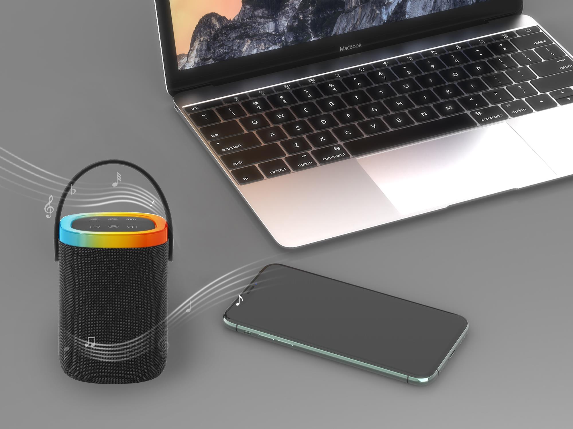 Portable Speaker GEMBIRD Bluetooth Yes SPK-BT-LED-06 - Image 17