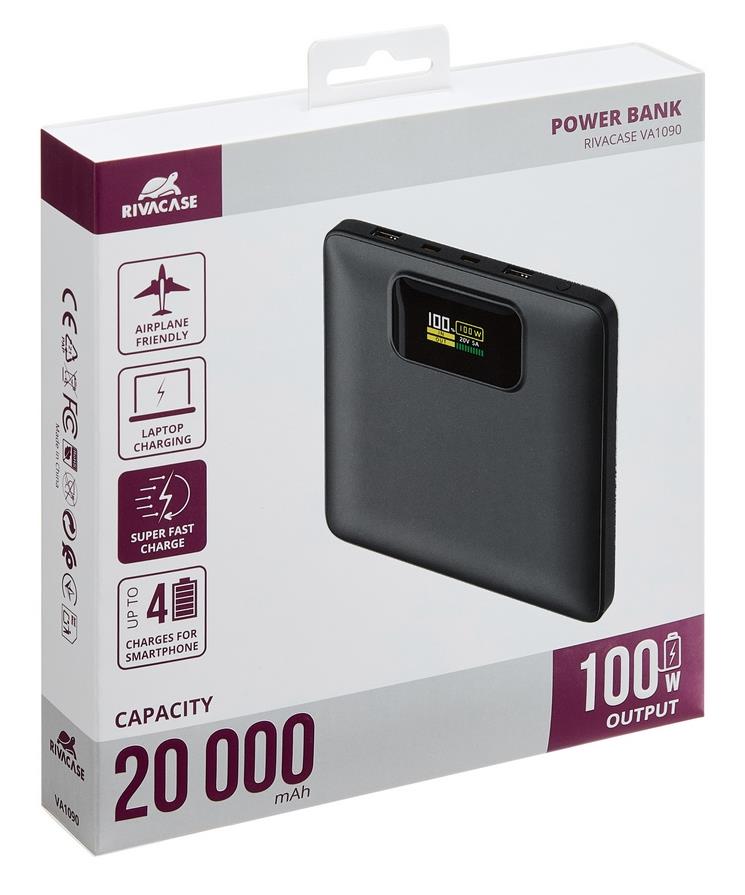 POWER BANK USB 20000MAH/VA1090 RIVACASE - Image 37