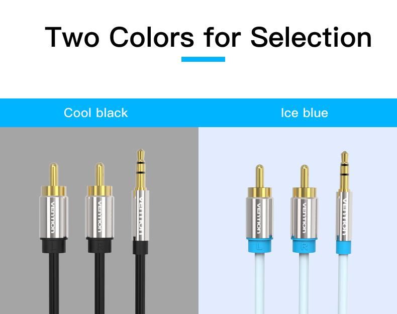 CABLE AUDIO 3.5MM TO 2XRCA/1.5M BCFBG VENTION - Image 10