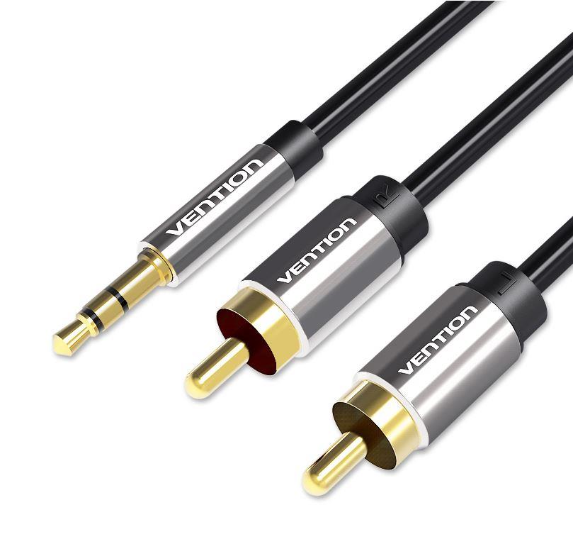 CABLE AUDIO 3.5MM TO 2XRCA/1.5M BCFBG VENTION - Image 2