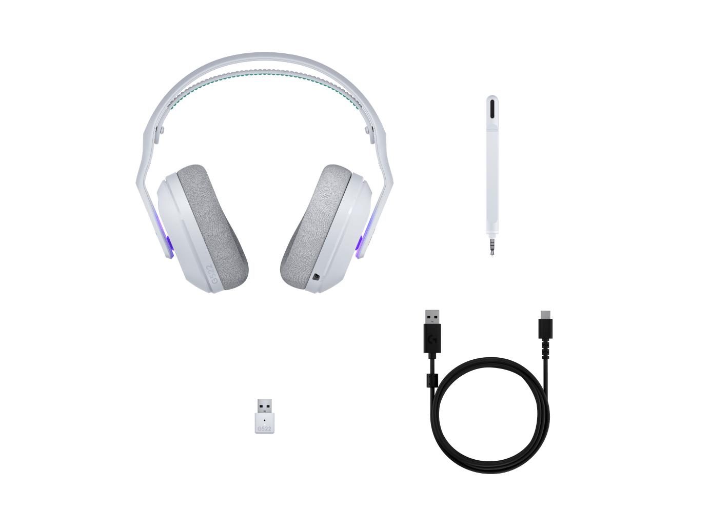 HEADSET STEREO G522 LIGHTSPEED/WHITE 981-001550 LOGITECH - Image 6
